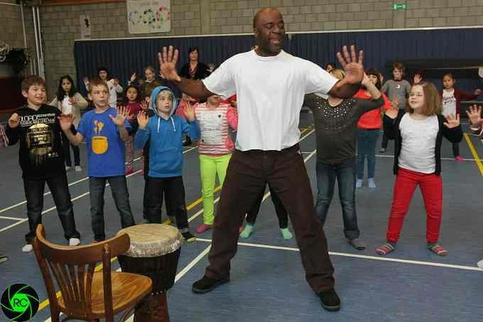 Dansworkshop met leerlingen